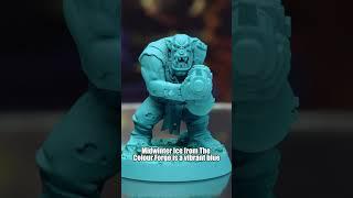 The coolest blue spray: Midwinter Ice #minipainting