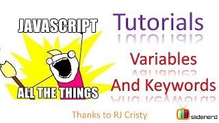 11 JavaScript Variables and Keywords |