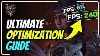  Baldur's Gate 3 ULTIMATE OPTIMIZATION GUIDE: 5 Tips to Improve Your FPS 