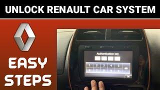 Renault Kwid Audio System Authentication Key | How to Get a Radio Code for a Renault Cars