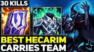 RANK 1 BEST HECARIM IN THE WORLD CARRIES HIS TEAM! | League of Legends
