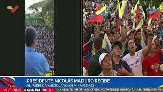 Maduro recibe marcha en Miraflores este 30 de julio de 2024