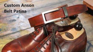 Custom Museum Patina on Anson Belt:  Can I Match My Vass Shoes?