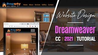  How to Make a Website Design in Dreamweaver CC | Beginners Tutorial | 2024