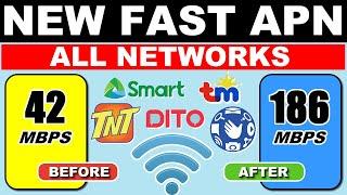 New APN DITO,TNT,SMART,GLOBE Sim | Fast Internet DATA Settings 2025