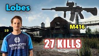 Simplicity Lobes & Kvalt - 27 KILLS - M416 - DUO - PUBG