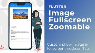 Flutter Tutorial - Gallery Image Fullscreen Zoomable