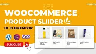 How to create woocommerce product slider in elementor || elementor tutorial