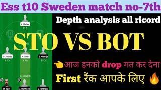 sto vs bot dream11 |sto vs bot ecs t10 dream11 team prediction |ecs t10 dream11 team of today match