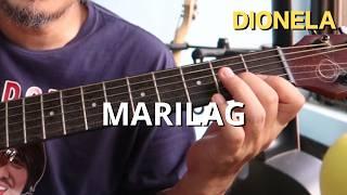 Marilag chords guitar tutorial for beginners - Dionela