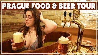 Our Ultimate Prague FOOD & BEER Tour! Must Try Czech Restaurants, Dishes, & Spas | Czech Republic