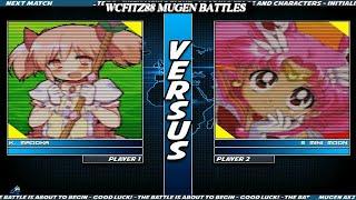 WCFITZ88 MUGEN Battles | Kaname Madoka vs Sailor Mini Moon