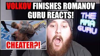 Volkov TKOs Romanov! MMA Guru reacts!