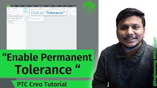 How to Enable Tolerance Permanently in Creo | Enable Tolerance in Creo Drawing | Saving dlt file