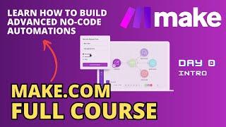 Make.com Course. Intro. Day 0. How to Learn Business Process Automation.