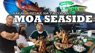 BAYWALK AT NIGHT  / MUKBANG SEASIDE SEA FOODS/MOA BAYSIDE/TAONGGALA