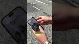 Drop test iPhone 16 Pro Max with X.One Dropguard 2S - Tar Surface