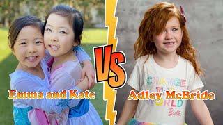 Adley McBride VS Emma and Kate (Kaji Family) Transformation  New Stars From Baby To 2024