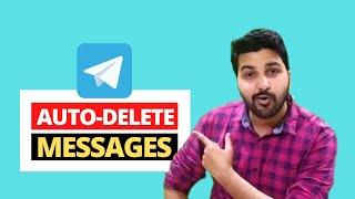 Telegram Auto Delete Messages Feature | How to Enable Telegram Auto Delete Messages Feature(Hindi)