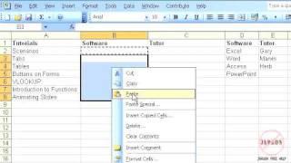 Excel: How to Create Drop Down Lists in Cells