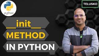 #50 Python Tutorial for Beginners | __init__ method