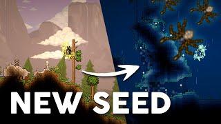 NEW DON'T STARVE WORLD SEED in TERRARIA + Secret World-gen Features!