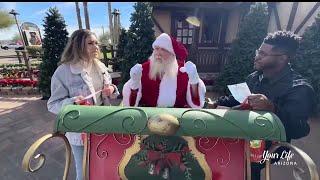 Christmas Angel: Emma and Darrell earned their wings (and met SANTA)!