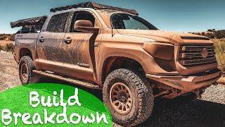 OVERLAND TOYOTA TUNDRA TRUCK BUILD - Offroad Toyota Tundra Bug Out Truck Walk Around