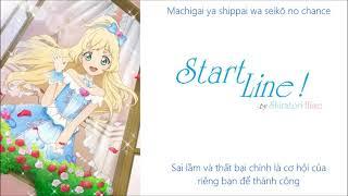 [ FULL VIETSUB + LYRICS ] Start Line! by Shiratori Hime/Aikatsu Stars!