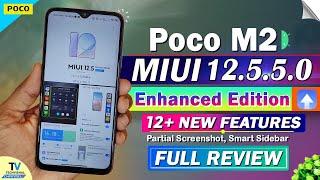 Poco M2 New MIUI 12.5.5.0 Enhanced Edition Update Review | 12+ TOP Features | Poco M2 New Update