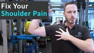 How To Fix Shoulder Pain- (The Best Exercises To Strengthen Your Injured Shoulder)