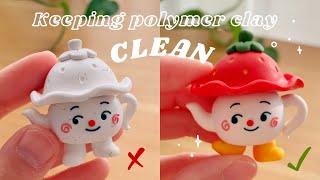 How to Keep Polymer Clay Clean ･ﾟ