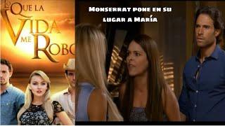 Monserrat pone en su lugar a María! La mejor escena.  (lo que la vida me robó)