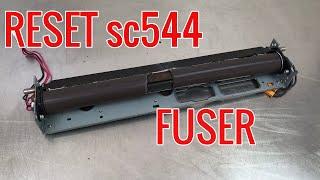 Fuser counters RESET sc544 RICOH MPC4502 MPC5502 MPC3502 MPC3002