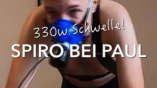 Spiro bei Paul nach 2 Jahren Training: Schwellenleistung von 330 Watt | VO2max von 69,2