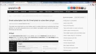 How to setup Email subscription box in Email posts to subscribers WordPress plugin.