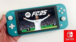 EA Sports FC 25 on Nintendo Switch LITE Gameplay