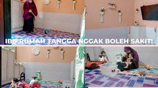 Ibu Rumah Tangga Harus Sehat. Kegiatan IRT Punya dua anak Kecil.