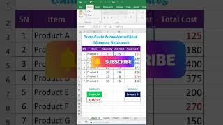 Copy paste formula so easy in excel #excel #excelformula #tricks #mexcel #trending # Copy #paste