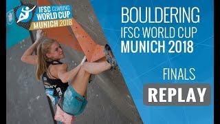 IFSC Climbing World Cup Munich 2018 - Bouldering - Finals - Men/Women