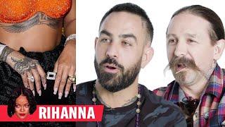 Tattoo Artists Critique Rihanna, Justin Bieber, and More Celebrity Tattoos | GQ