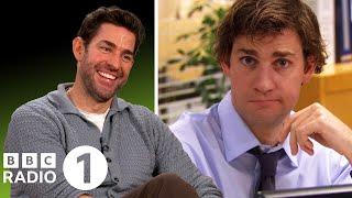 "Not even Jim did that!" IF's John Krasinski on Office bloopers and staring down the camera