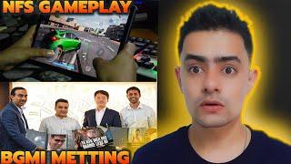 GOOD NEWS For BGMI Fan's BGMI UNBAN Meeting with Government |Exclusive NEW NFS Beta Gameplay