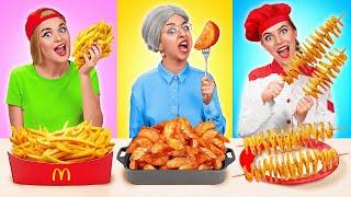 Tantangan Masakanku vs Nenek | Hacks Dan Trik Dapur oleh Multi DO Challenge