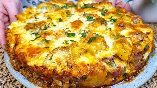 If you have potatoes and minced meat, make this delicious dinner at home!