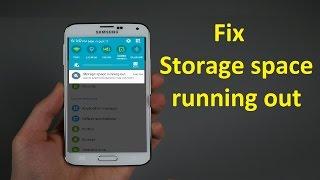 storage space running out some system functions may not work!! - Howtosolveit