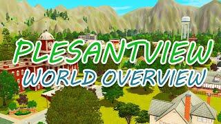 SIMS 2 VIBES!! Pleasantview  The Sims 3 World Overview