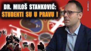 Prof. dr Miloš Stanković direktno sa univerziteta: Dogovorili smo se sa studentima - idemo do kraja!