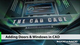 Doors & Windows in AutoCAD vs BricsCAD [2022]: The CAD Cage