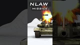 Missile of NLAW Anti-Tank weapon system #antitankmissile #militarytechnology #army